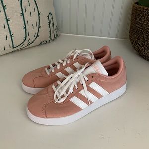 Brand New Women’s Pink Suede Adidas